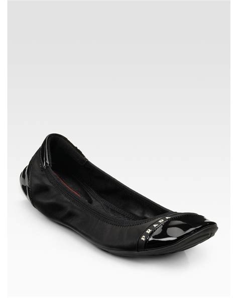 prada scrunch ballet flats on sale|Women's Prada Flats .